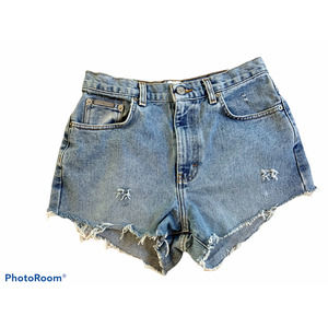 Vintage Calvin Klein cut off denim jean shorts